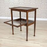 Early 20th Century Oak Tea Cabinet with Tray, 1950s