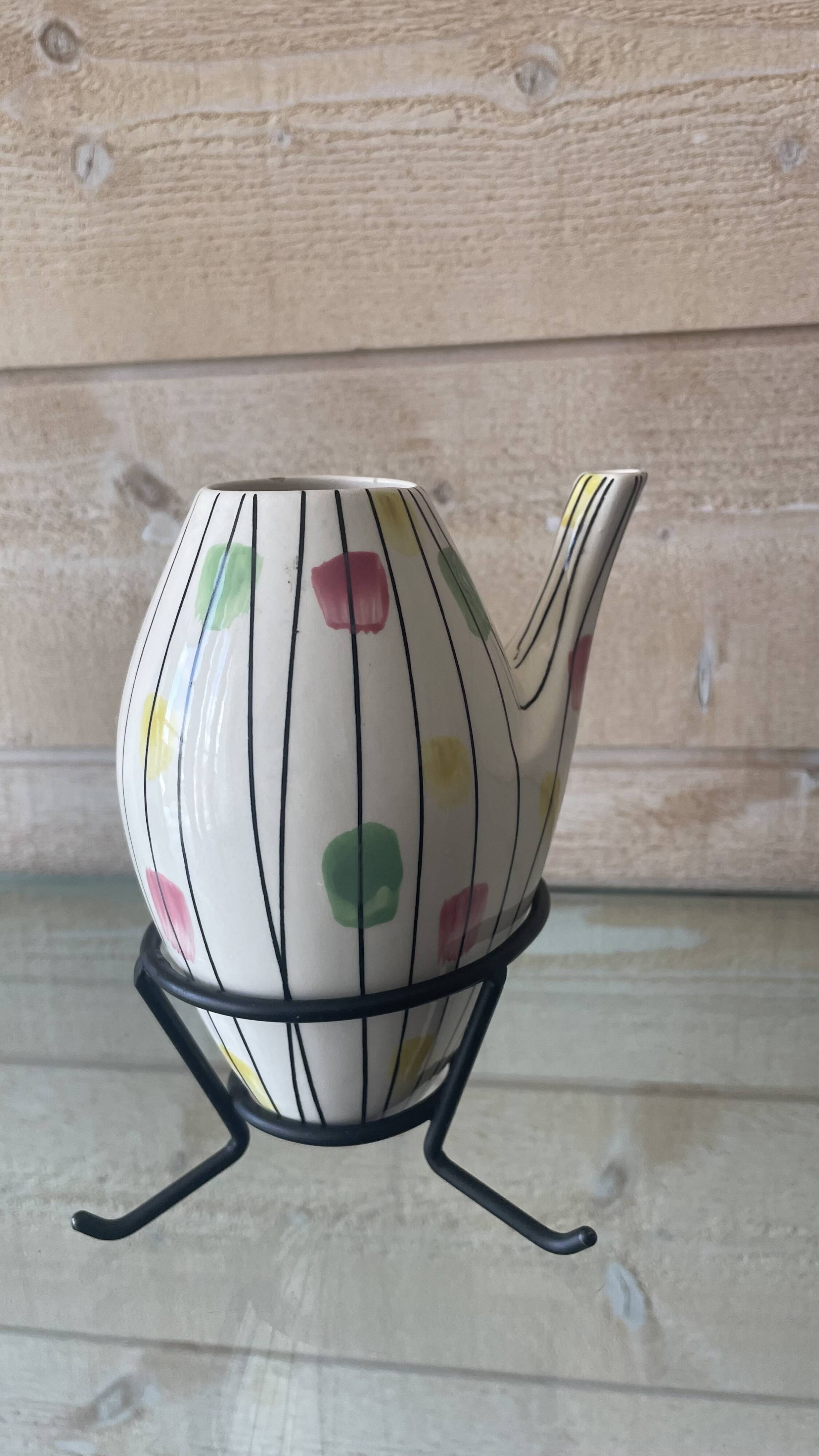 Vintage ceramic coffee pot