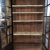 Old - showcase in solid wood