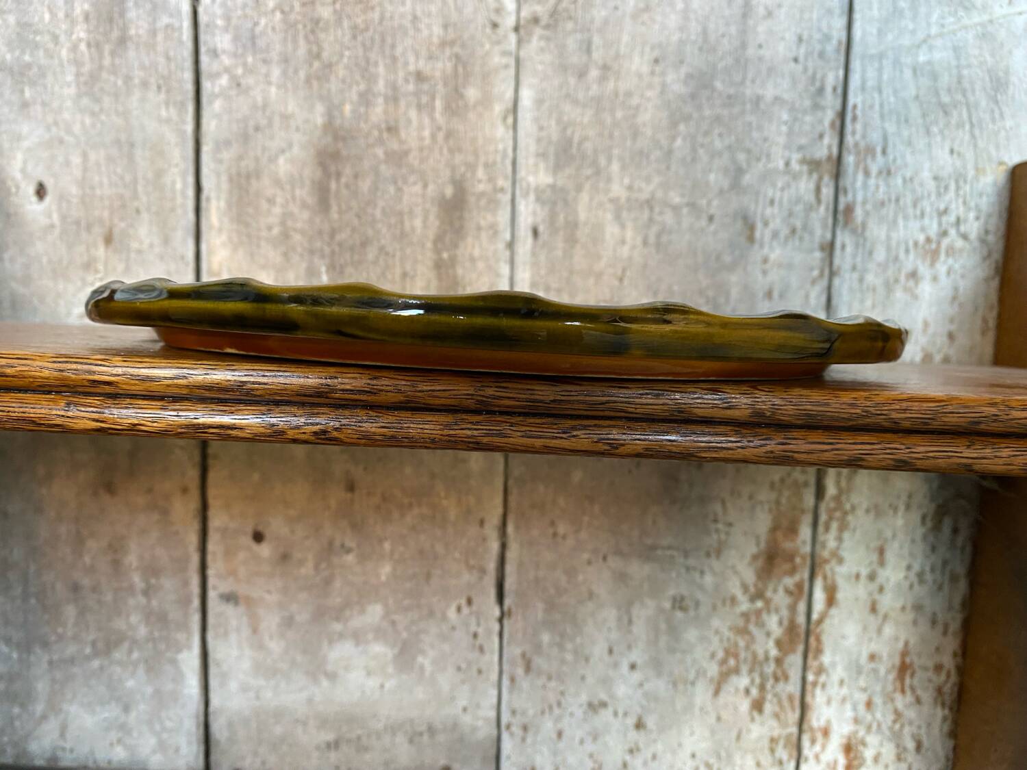 Antique VALLAURIS Style Trivet Multicolored Ceramic Made France #B774