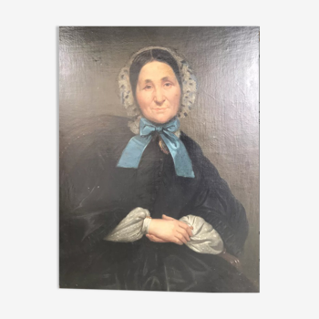 Oil portrait of a woman