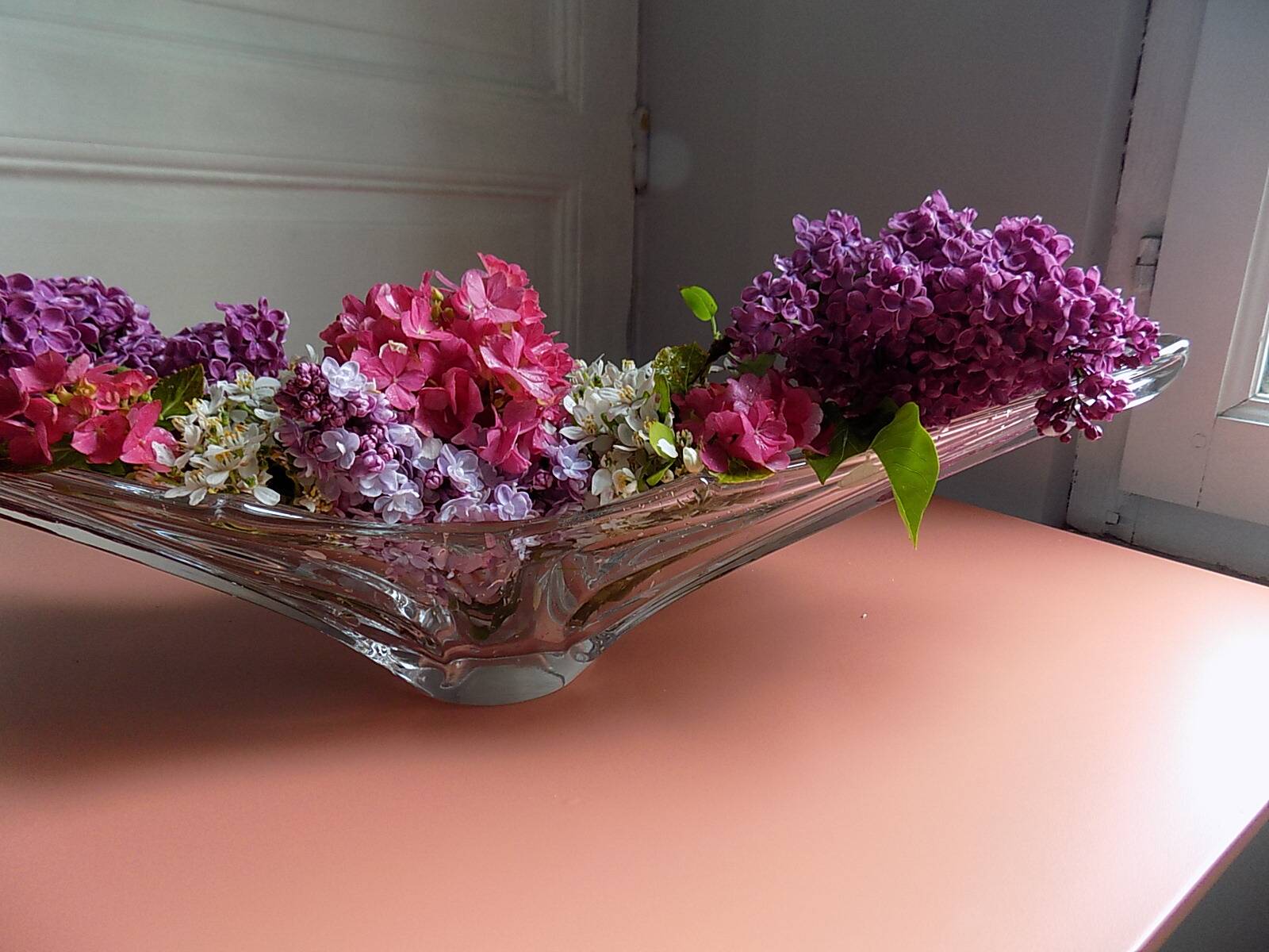 Art Vannes crystal fruit bowl