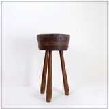Barrel Tripod side table or tripod Planter - Brutalist