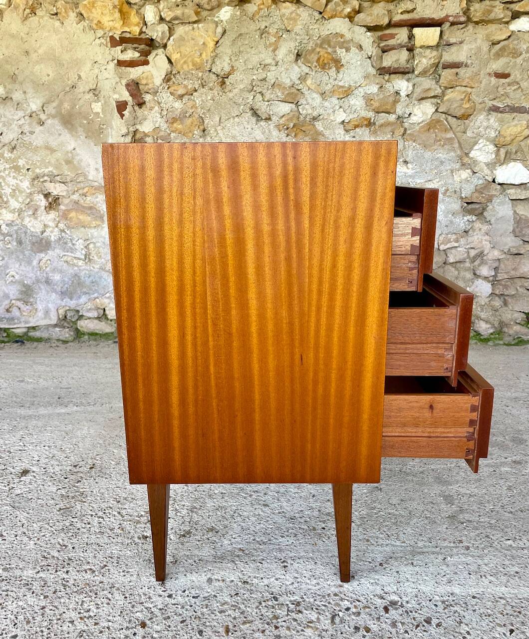 Scandinavian style teak chest of drawers, cira 60's