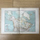 Grande Carte Amérique - 53x36cm - 1905