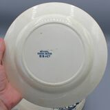 Lot 9 plate plates hb & cie earth of iron - sevigne 23 cm