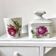 Flacons de toilette porcelaine Limoges décor de roses