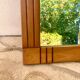 Art deco beech mirror