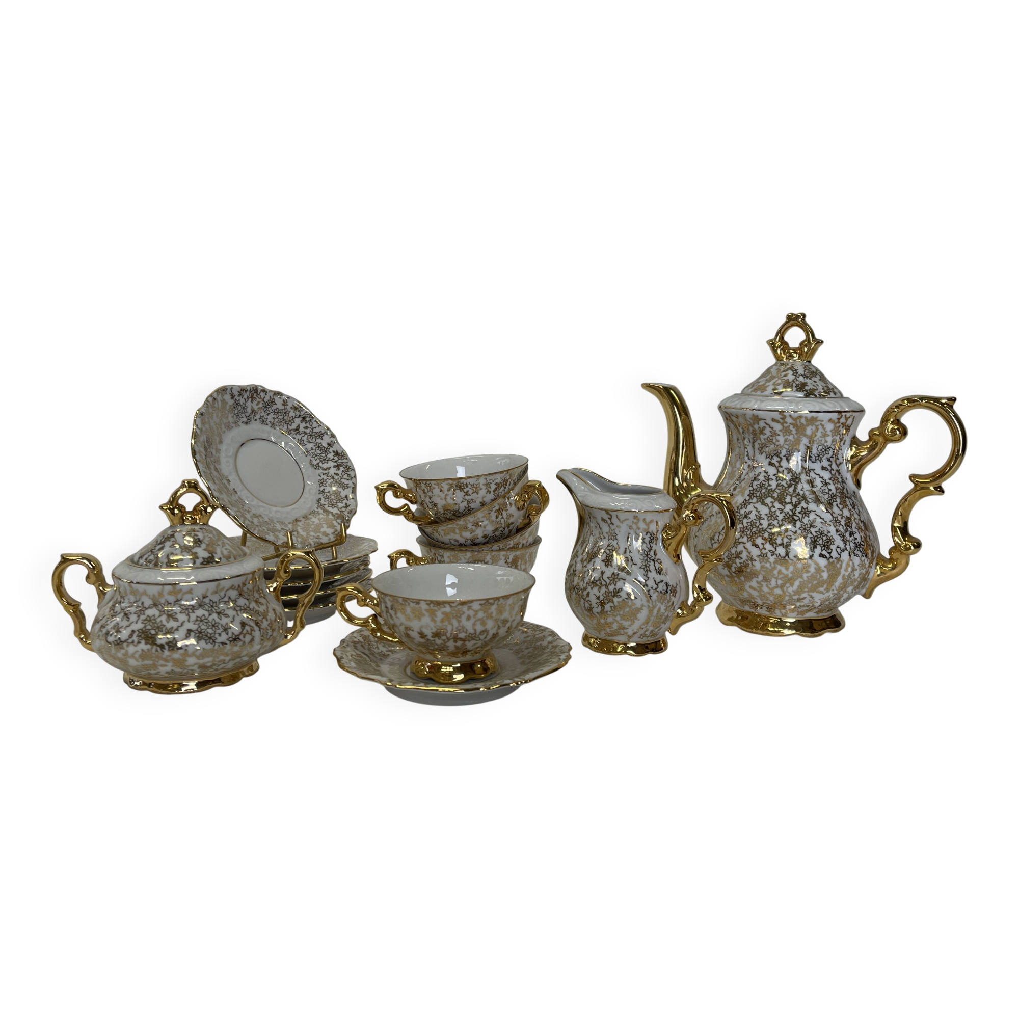 Service à café en porcelaine de Bavière Gareis, Kühnl & Co