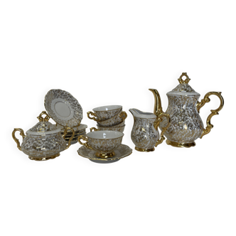 Bavarian porcelain coffee service by Gareis, Kühnl & Co.