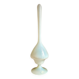 Vase, soliflore en opaline blanche
