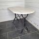 Marble top bistro table