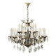 Grand antique French chandelier, 18 lights.