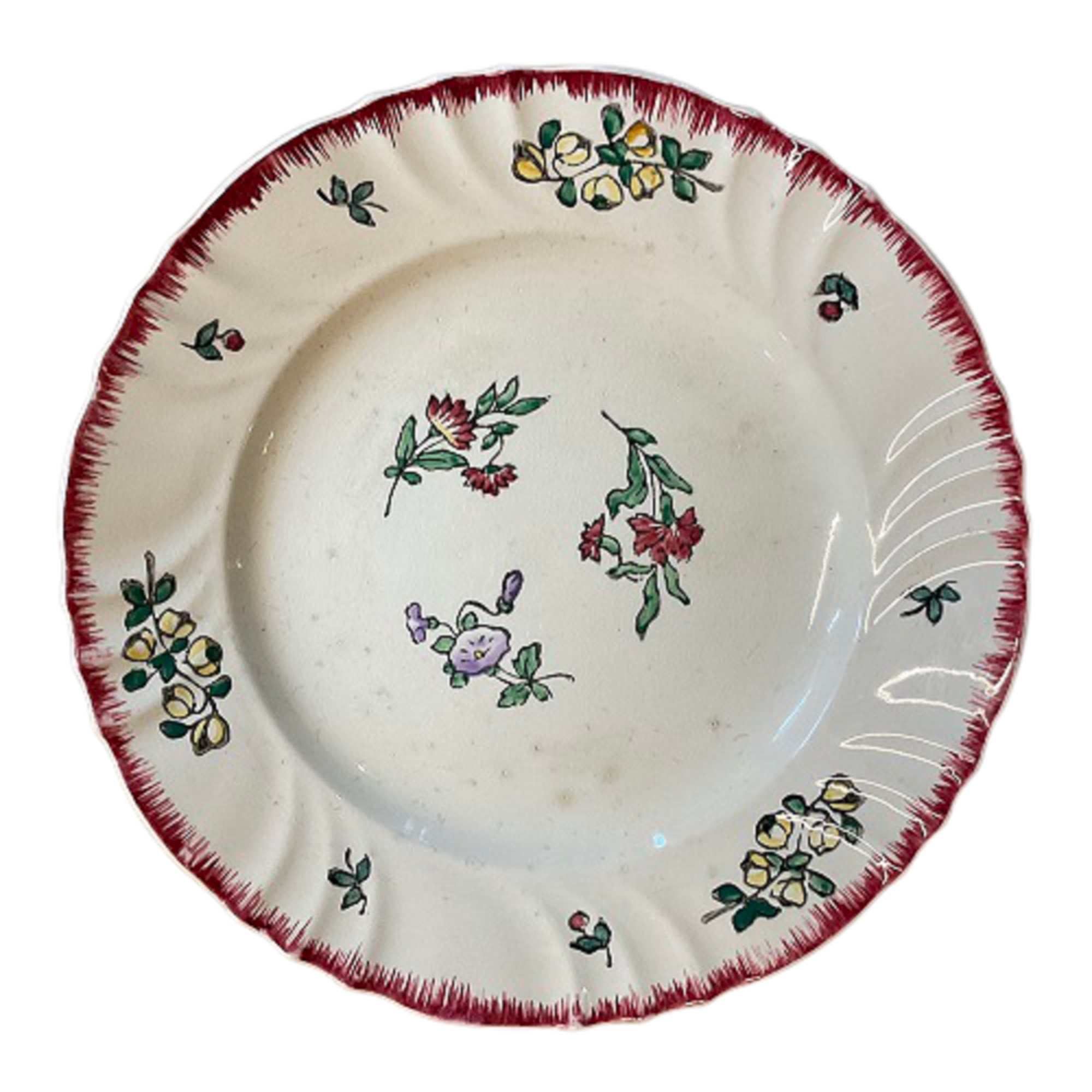 Round Service Dish "Longwy – Old Strasbourg"