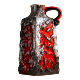 Vase en céramique Übelacker W-Allemagne en fat lava