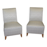 Pair of art deco armchairs circa 1940