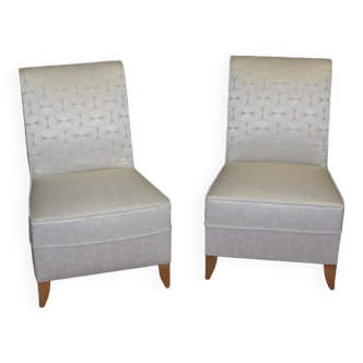 Pair of art deco armchairs circa 1940