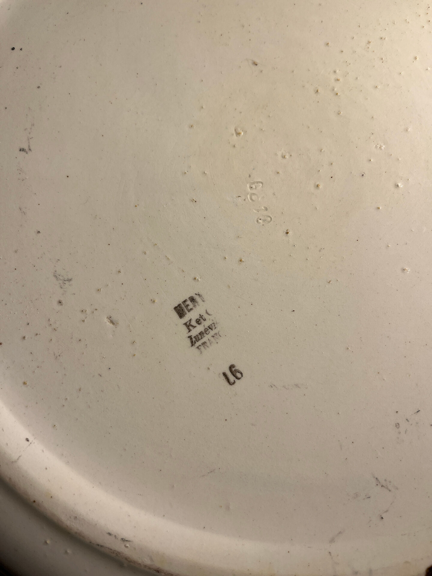Art Deco toilet set K&G Lunéville – jug and large basin