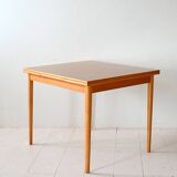 Scandinavian rectangular teak and formica table