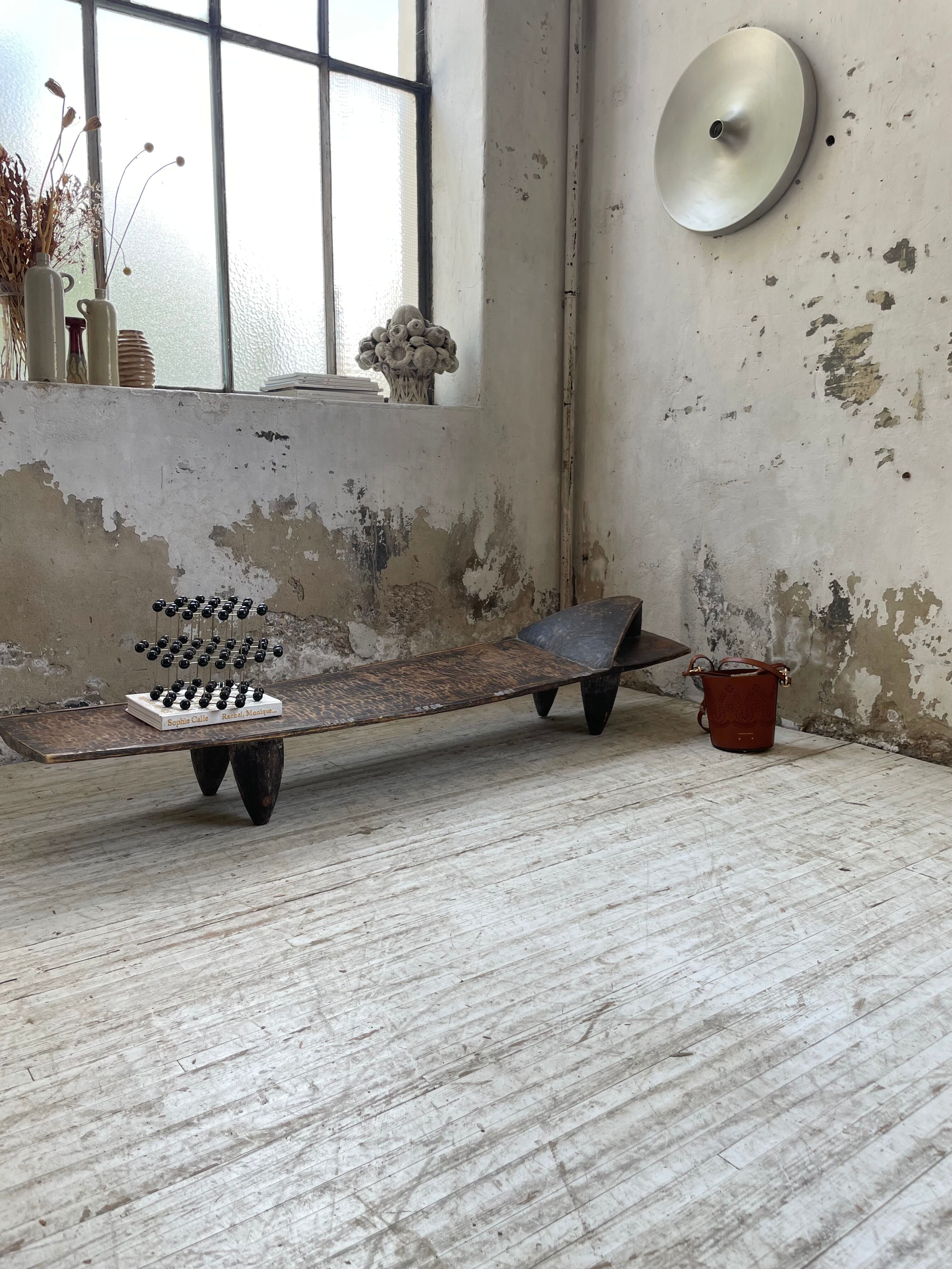 Senoufo coffee table bench from the 60s