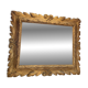 Exceptional antique mirror in carved and gilded wood – 18th century work