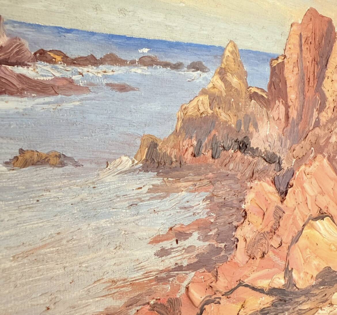 Oil painting on canvas landscape