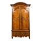 Important wedding armoire from the Louis XV period in marquetry and burl.