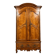 Important wedding armoire from the Louis XV period in marquetry and burl.