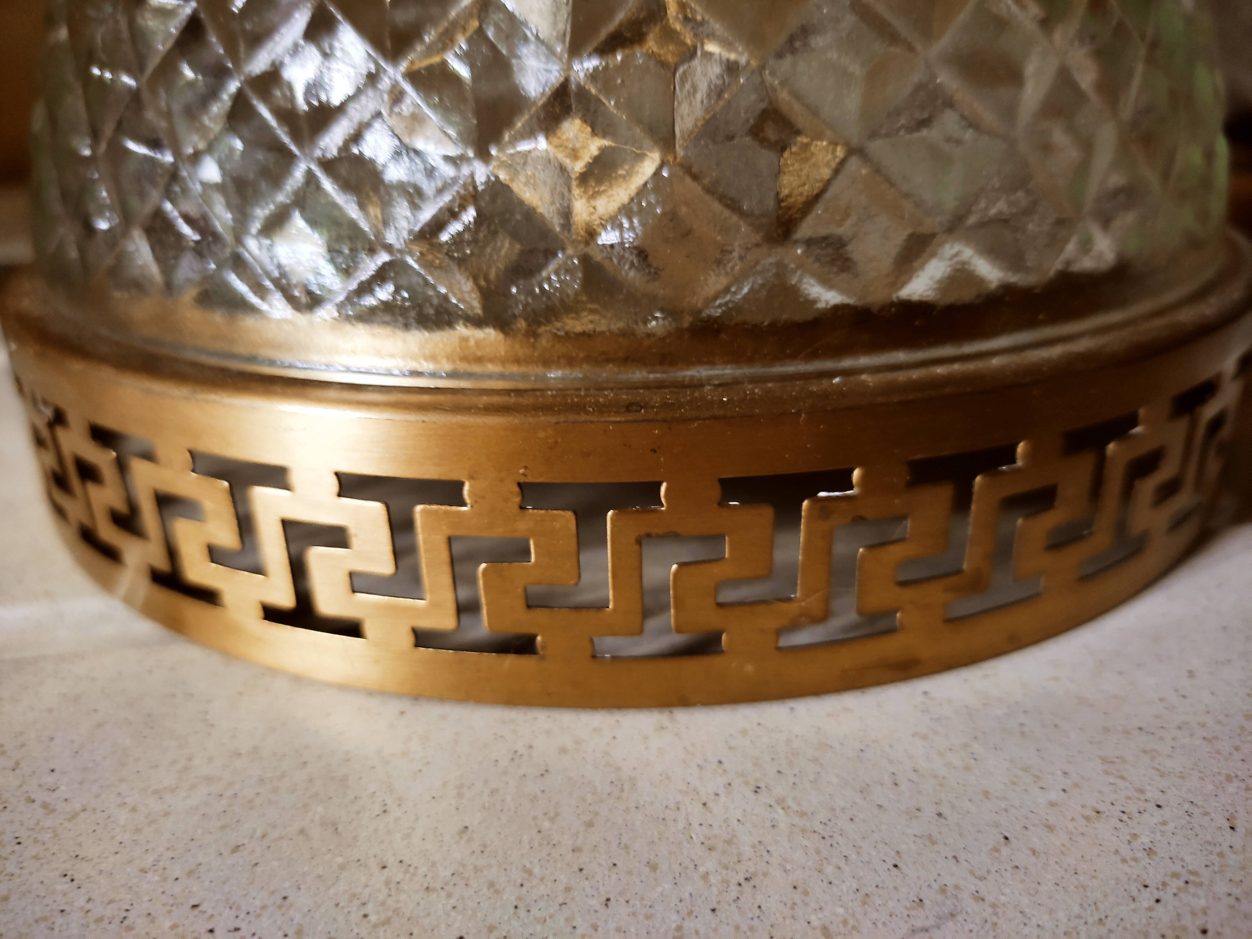 Bohemian ceiling lamp diamond spikes