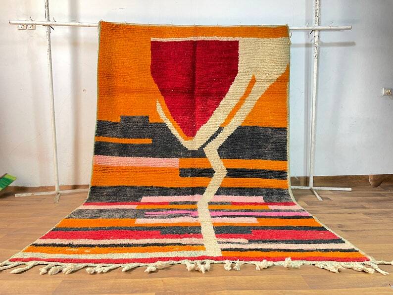 Boujaad wool rug size 250cm×150cm