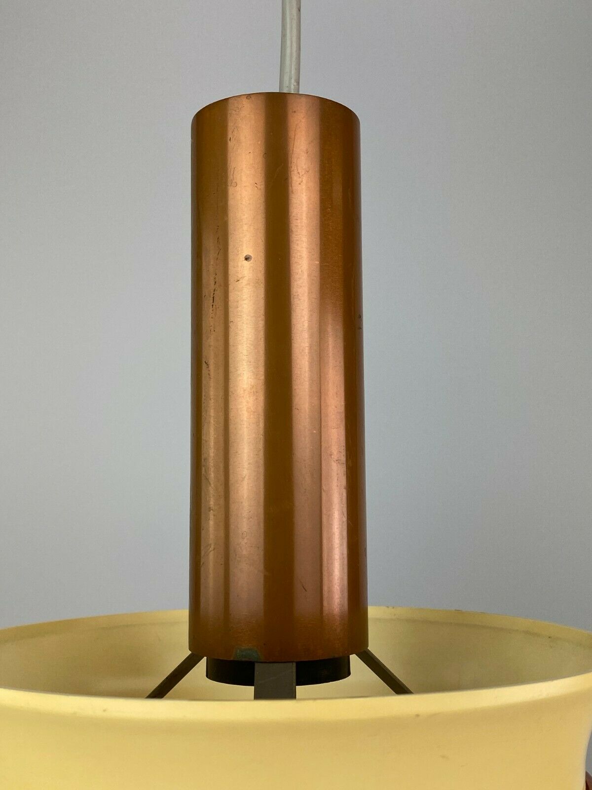 70s lamp light hanging lamp ceiling lamp metal Space Age Design VEB 60s