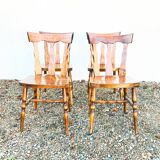 Set of 4 Vintage Baumann Bistro Chairs