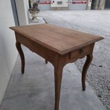 Antique Louis XV style side table with 2 drawers