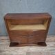 Buffet / Vitrine Art Déco en placage de noyer – Vers 1930