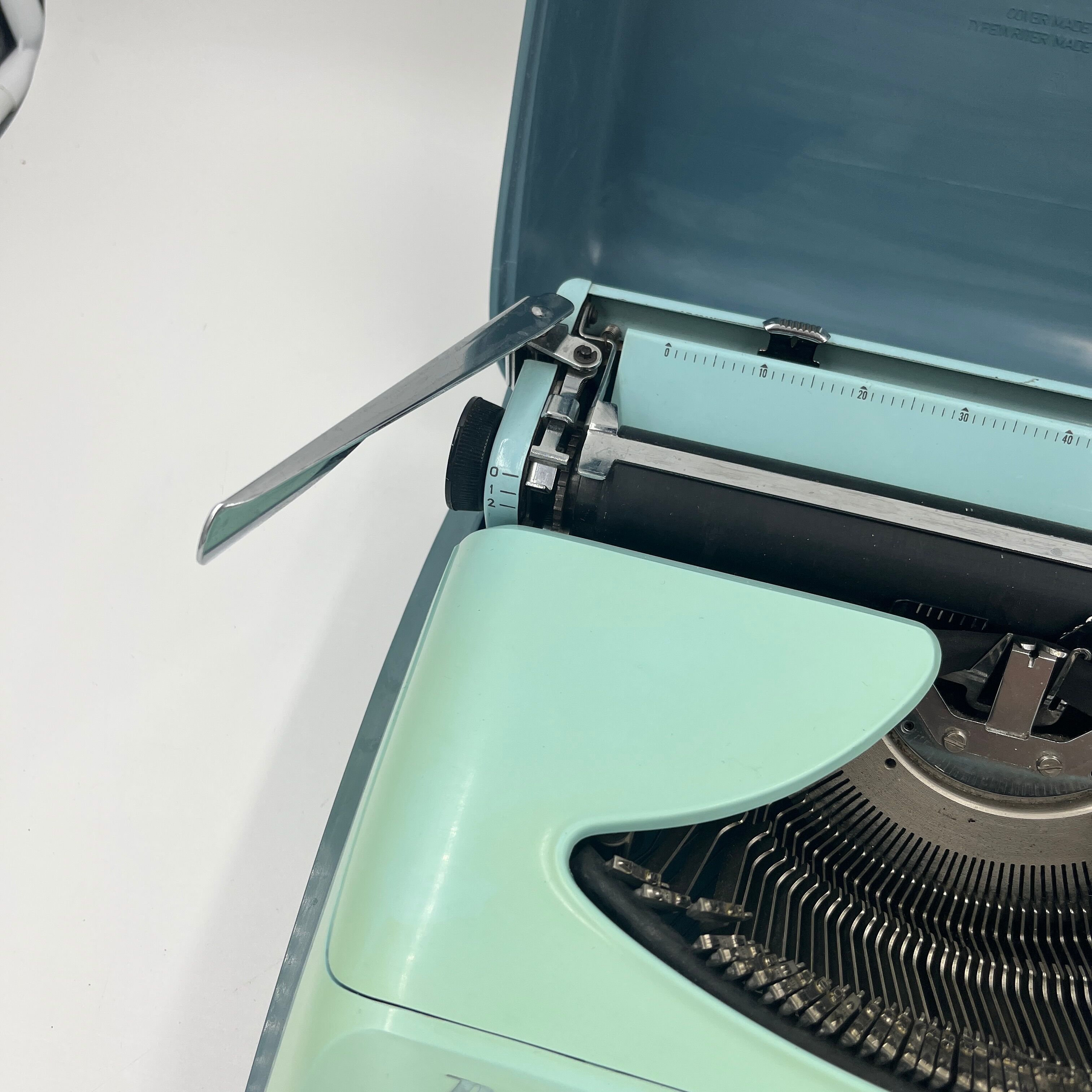 Machine à écrire Remington streamliner vert pistache