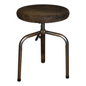 Tabouret d'atelier à vis