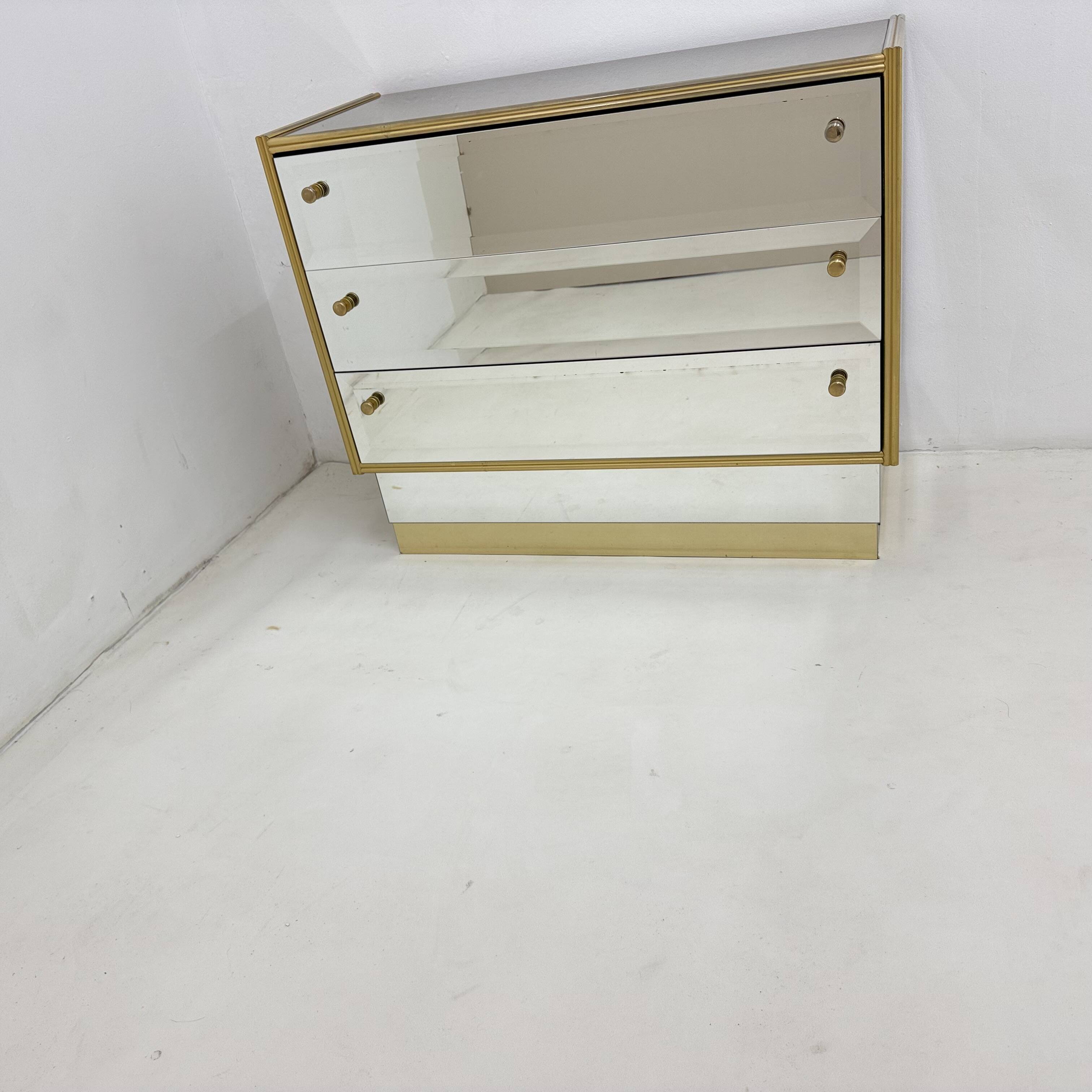 Commode à miroir Schöninger du milieu du siècle, années 1970