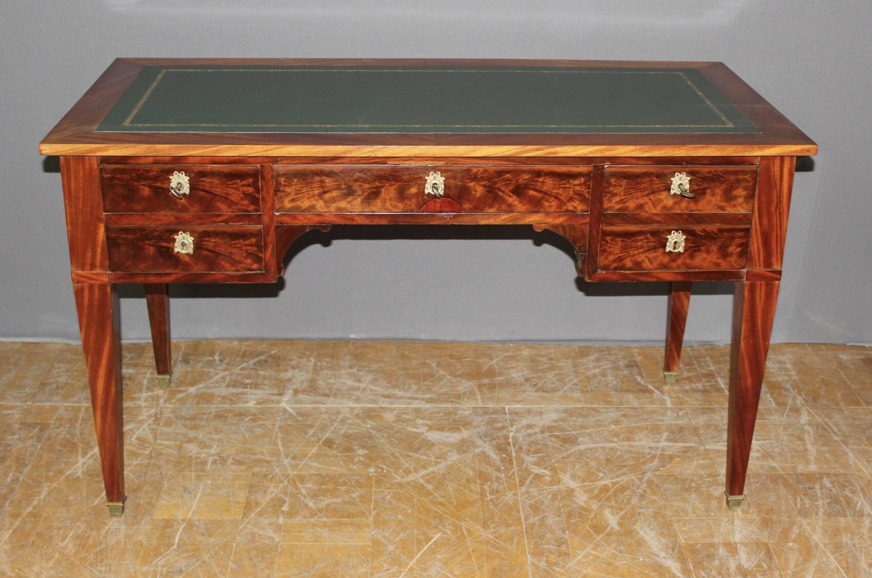 Restoration desk in mahogany, early 19th century