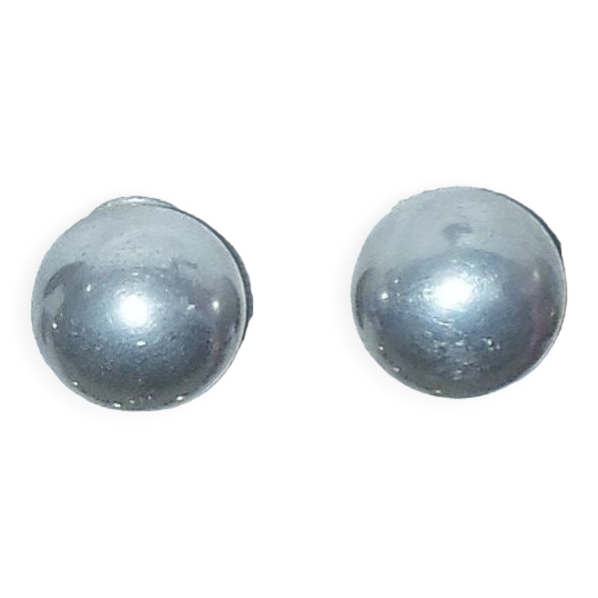 Pair of aluminum handles 1930's