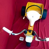 Tricycle made of vintage 70s dumpster