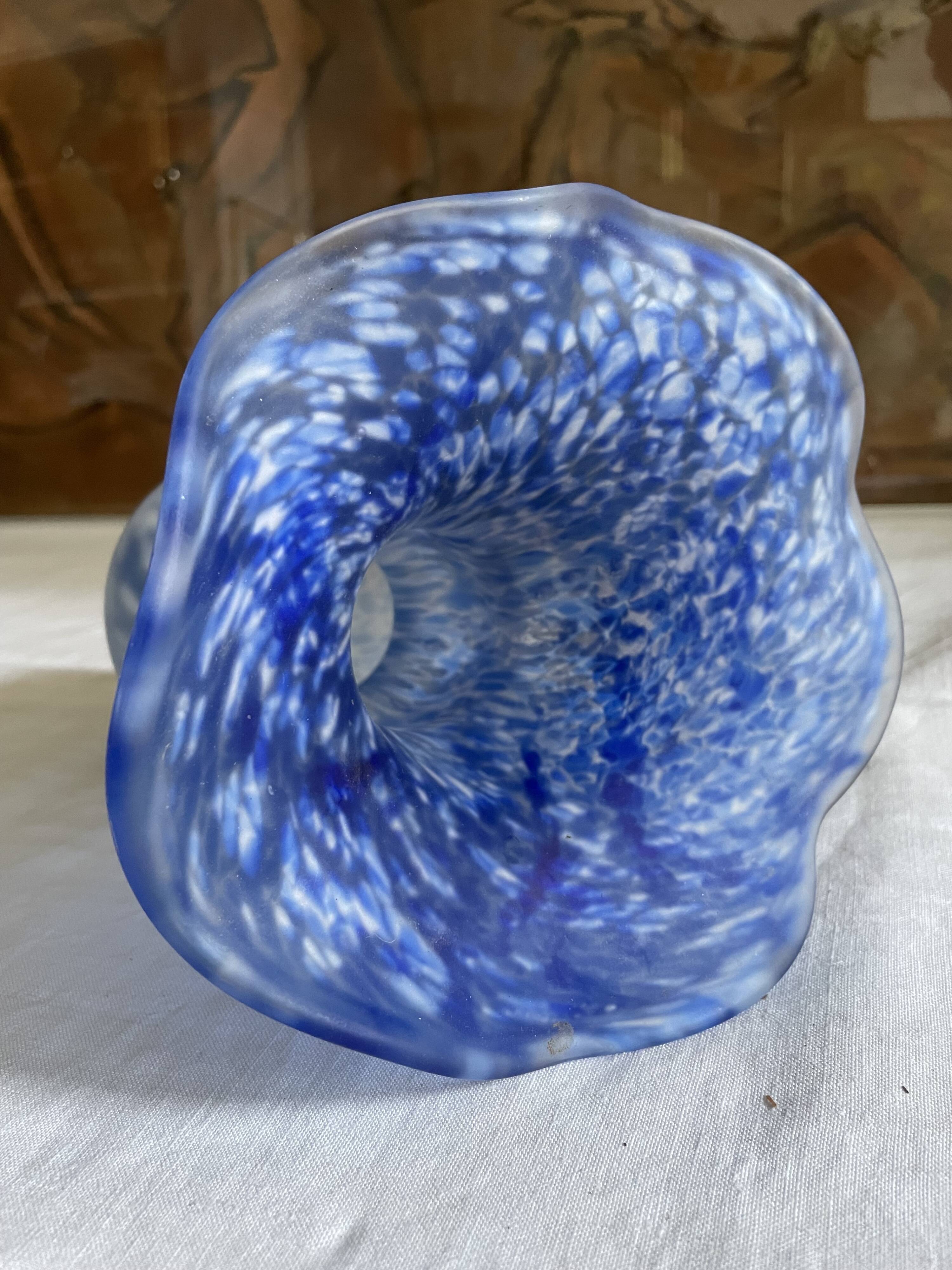 Blown glass vase