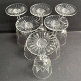 6 Baccarat port glasses Epron service