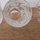 Presentation service 8 glasses and its Bohemian Cristal style dish