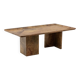 Table basse rectangulaire en marbre Sarrancolin. Travail contemporain