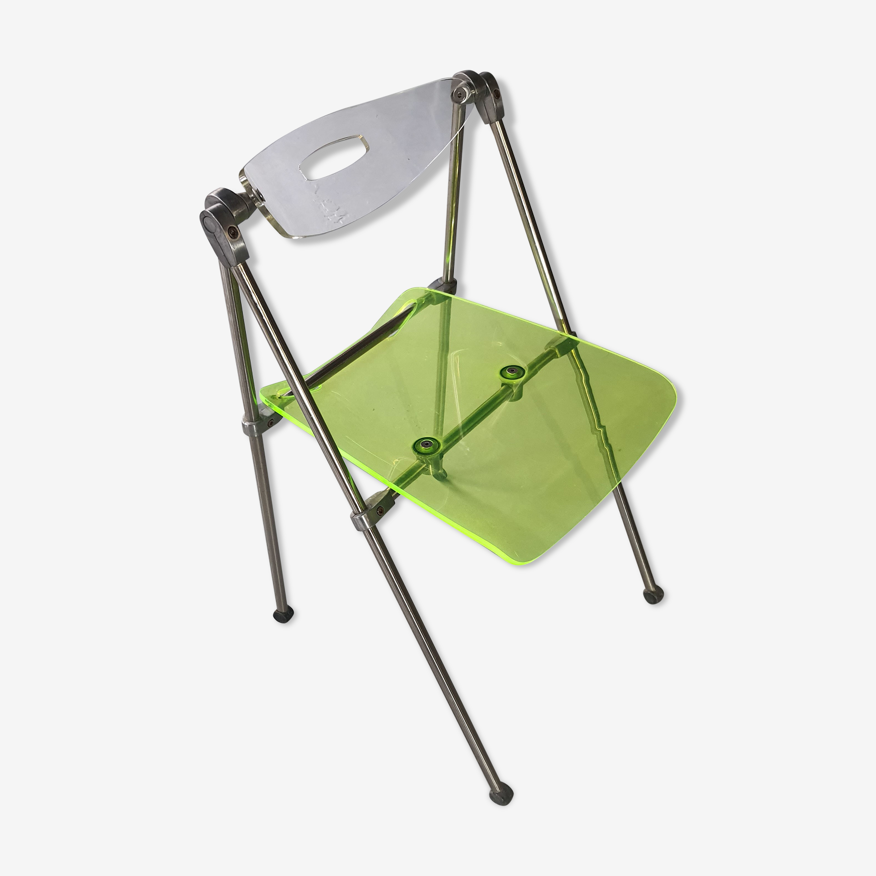 Chaise pliante moderne en plexiglas Giancarlo Piretti - EDA Concept |  Selency