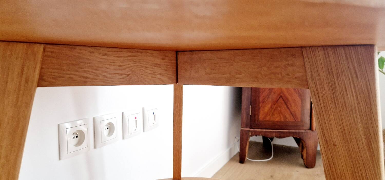 Scandinavian style side table from the 50s