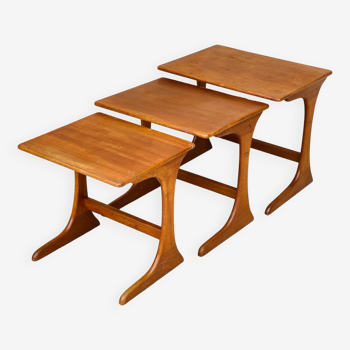 Teak nesting coffee table