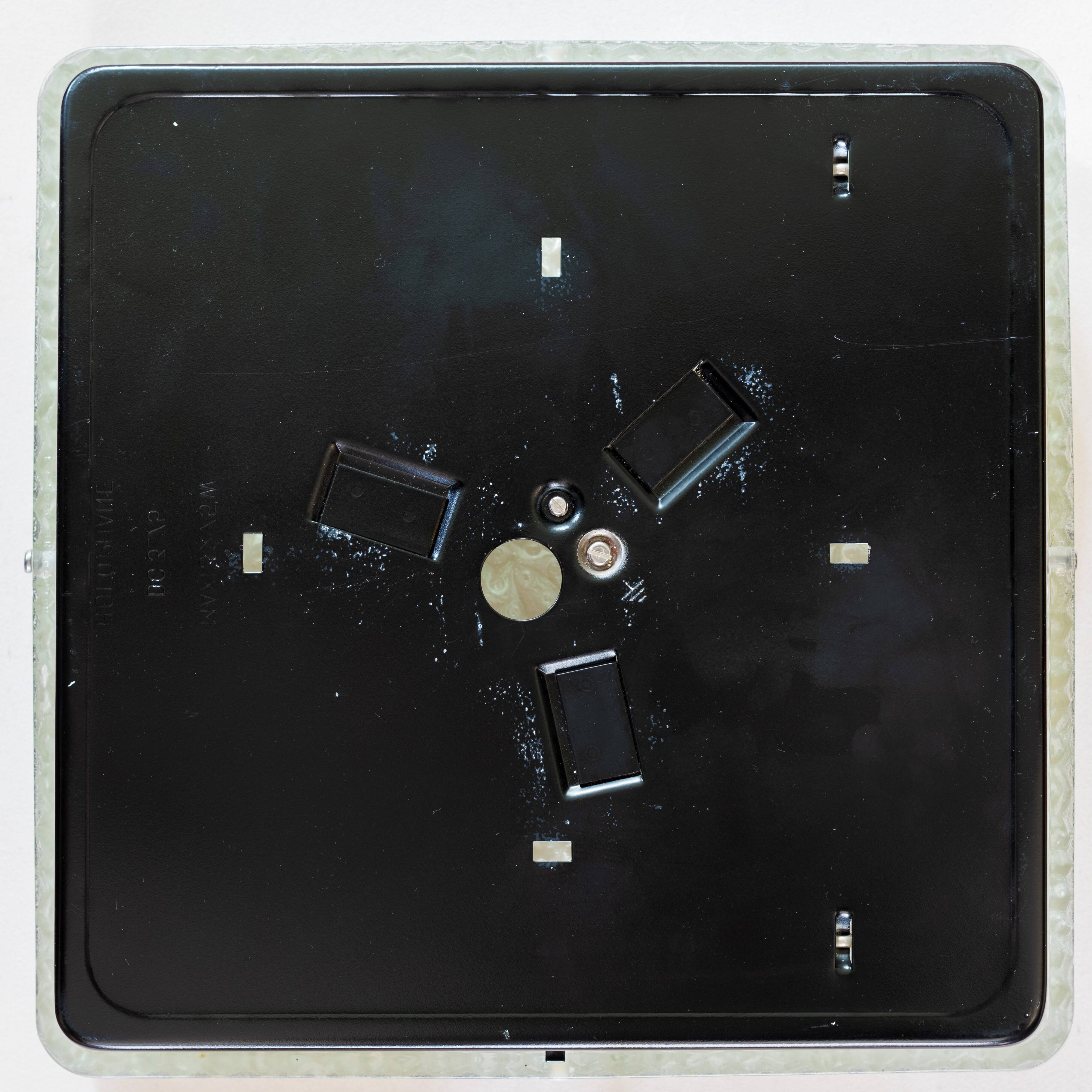 Large square ceiling light Holophane DC 3x75 W