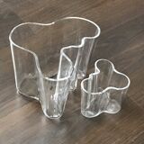 Duo of vases savoy design Alvar Aalto