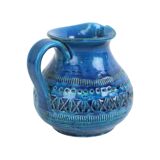 Blue Bitossi Vase Ear Vase Rimini Blue Aldo Londi Design Sixties